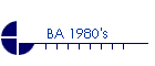 BA 1980's